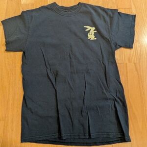 Empyre Black Tee with Gold Graphic